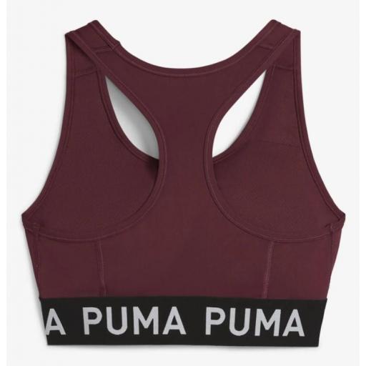 Sujetador Deportivo Puma 4KEEPS Elastic Bra Granate [1]