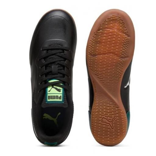 Zapatillas Fútbol Sala Puma Truco III Jr Negro/Verde [3]