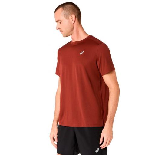 Camiseta Asics Core SS Top Burdeos [1]