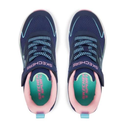 Zapatillas Skechers Microspec Tread PS Marino/Rosa [2]