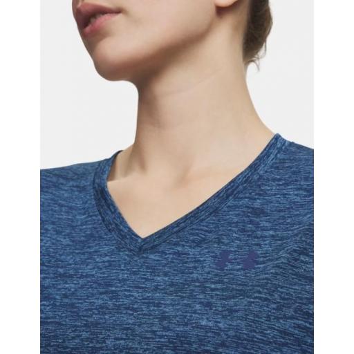 Camiseta Under Armour Tech SSV Mujer Marino [2]