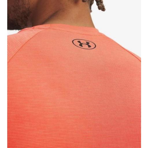 Camiseta Under Armour Tech Textured SS Naranja [1]