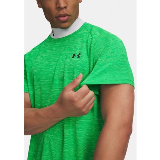 Camiseta Under Armour Tech Textured SS Verde [1]