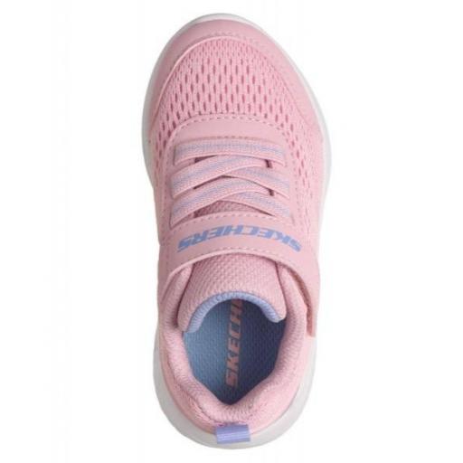 Zapatillas Skechers Microspec Bounder Velcro Rosa [2]