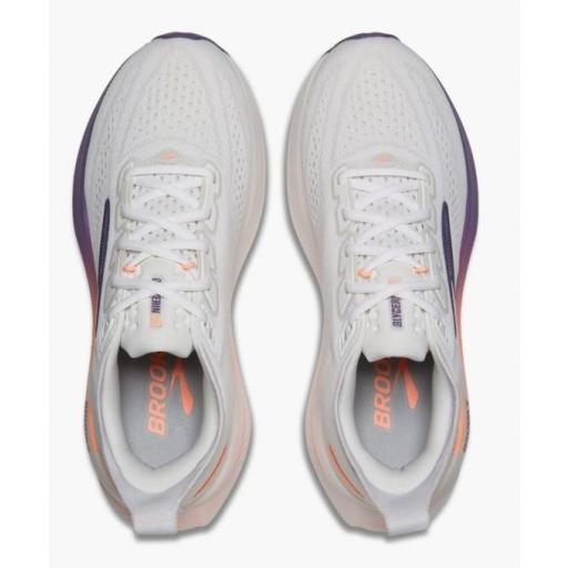 Zapatillas Brooks Glycerin 23 Blanco/Naranja/Morado [2]