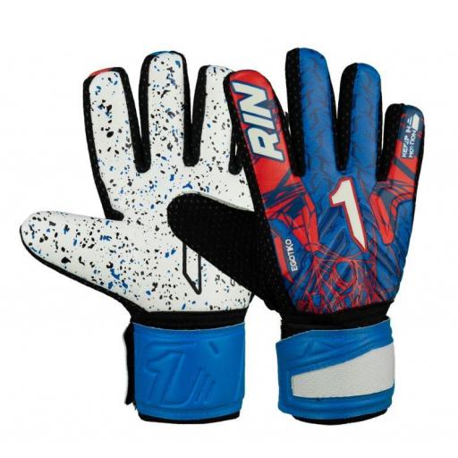 Guantes Portero Egotiko Vengador Gravity Jr Azul/Rojo