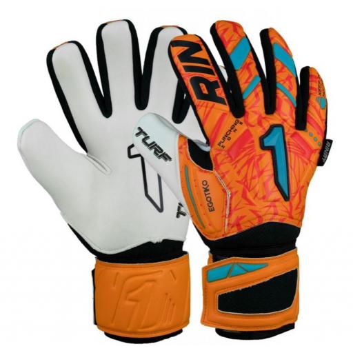 Guantes Portero Rinat Egotiko Vengador Turf Naranja