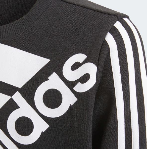 Retirarse colorante Artefacto Comprar Sudadera Adidas Essentials Logo Sweat Niños Negra/Blanca por 27,95 €