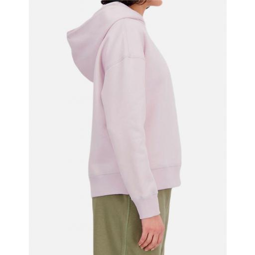 Sudadera New Balance Brushed Back Fleece Mujer Rosa [1]