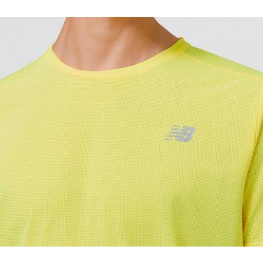 Camiseta New Balance Accelerate SS Amarilla [1]
