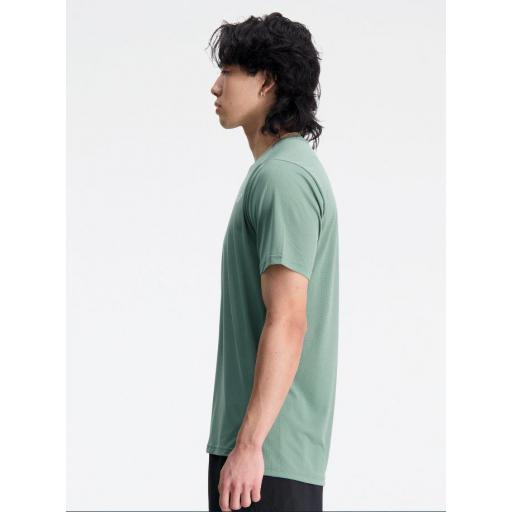 Camiseta New Balance Accelerate Short Sleeve Verde [1]