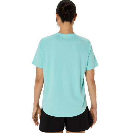 Camiseta Asics Core SS Top Mujer Verde Menta [2]