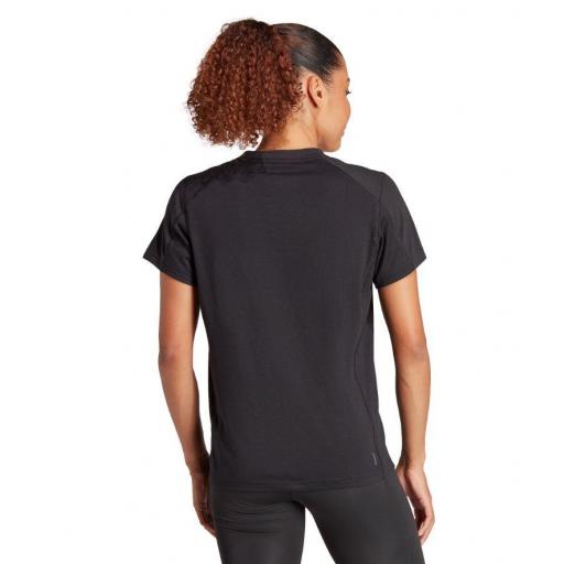 Camiseta Adidas Training Essentials Logo Mujer Negro [2]