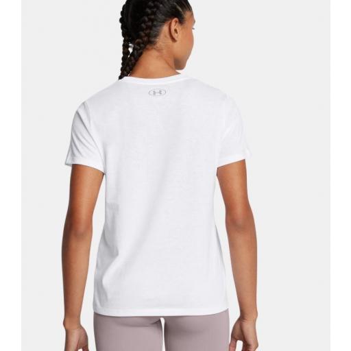 Camiseta Under Armour Big Logo Pack Mujer Blanco [2]