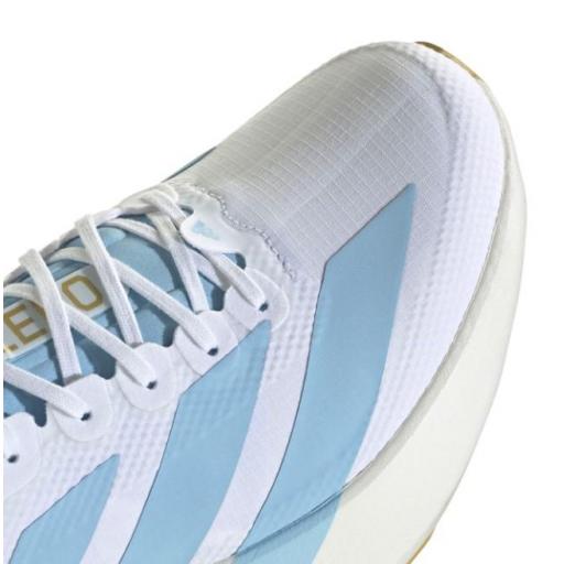 Zapatillas Adidas Adizero EVO SL Woven W Blanco/Azul [1]
