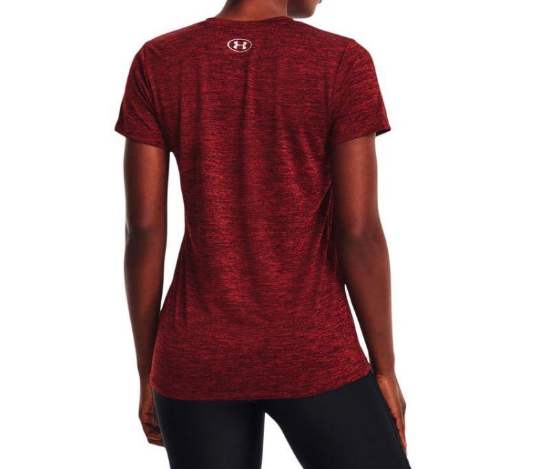 Comprar Camiseta Under Armour Tech SSV Mujer Rojo Jaspeado por 18,95 €