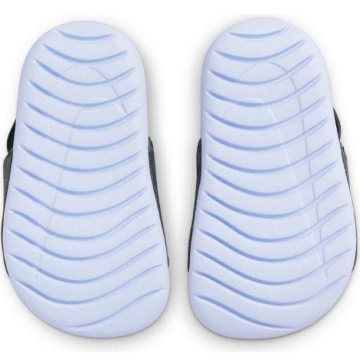 Sandalias Nike Kawa Slide TD niña pequeña morado/azul [3]