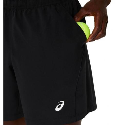 Pantalón Corto Asics Court 7IN Short Negro [1]