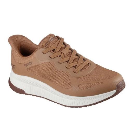 Zapatillas Skechers Slip-Ins Bobs Squad 4 Marrón [1]