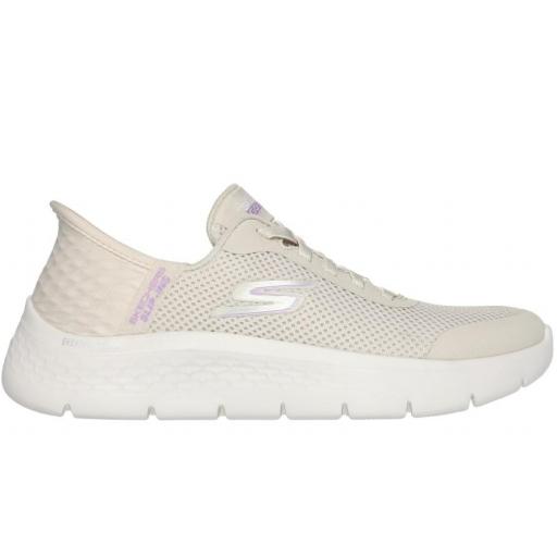 Zapatillas Skechers Slip-Ins Go Walk Flex Beige