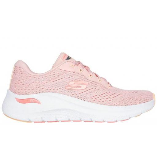 Zapatillas Skechers Arch Fit 2.0 Big League Rosa