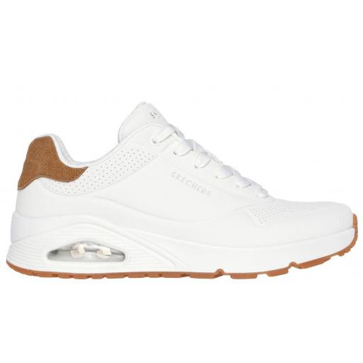 Zapatillas Skechers UNO-Suited On Air Blanca