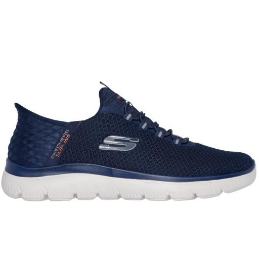 Zapatillas Skechers Slip Ins Summits WIDE Azul