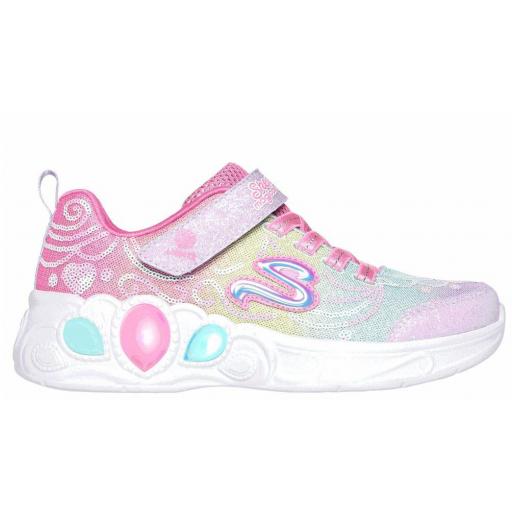 Zapatillas Skechers Luces Princess Wishes Rosa/Azul [0]