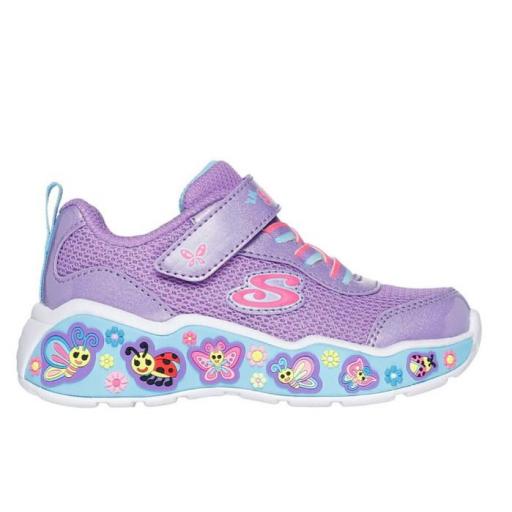 Zapatillas Skechers Play Scene Fun Squad Velcro Morada [0]