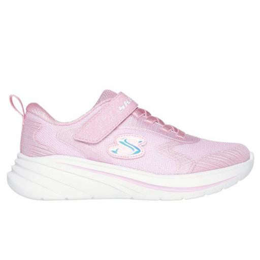 Zapatillas Skechers Wave 92 Niñas Velcro Rosa [0]