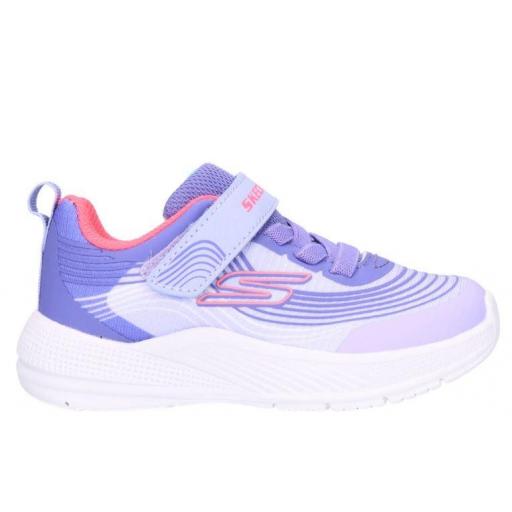 Zapatillas Skechers Microspec Advance Bebé Moradas