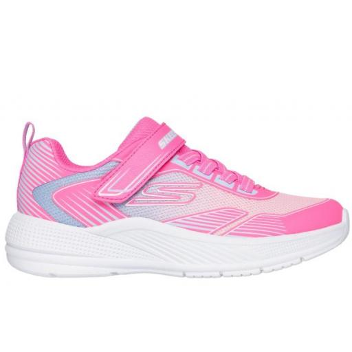 Zapatillas Skechers Microspec Advance Niña Pequeña Rosa