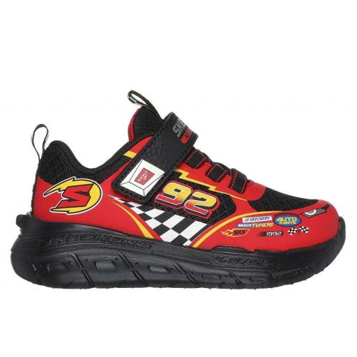 Zapatillas Skechers Skech Tracks Bebé Negro/Rojo [0]