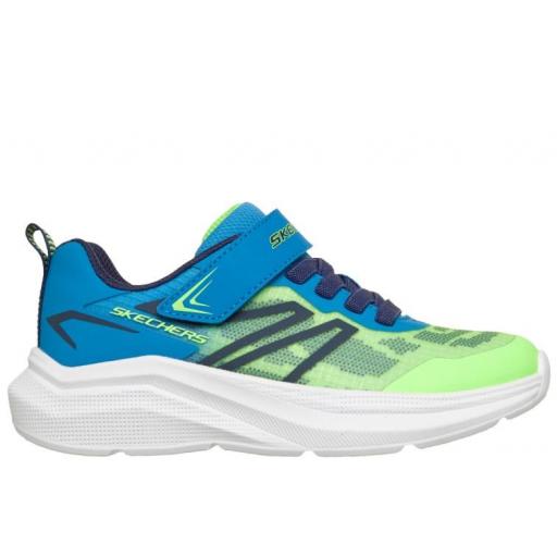 Zapatillas Skechers Microspec Velocity Lima/Azul [0]