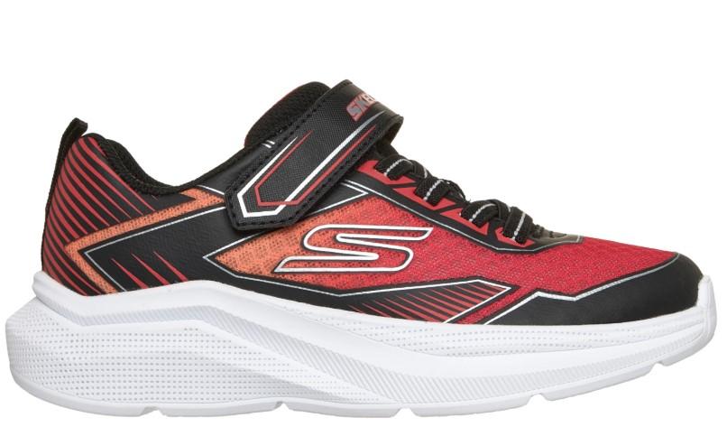 Zapatillas Skechers Microspec Velocity Velcro Rojo/Negro