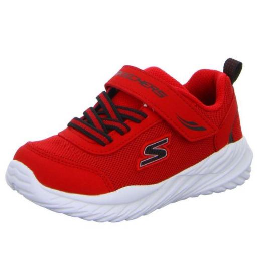 Zapatillas Skechers Nitro Sprint-Rowzer Velcro Inf Rojo [1]