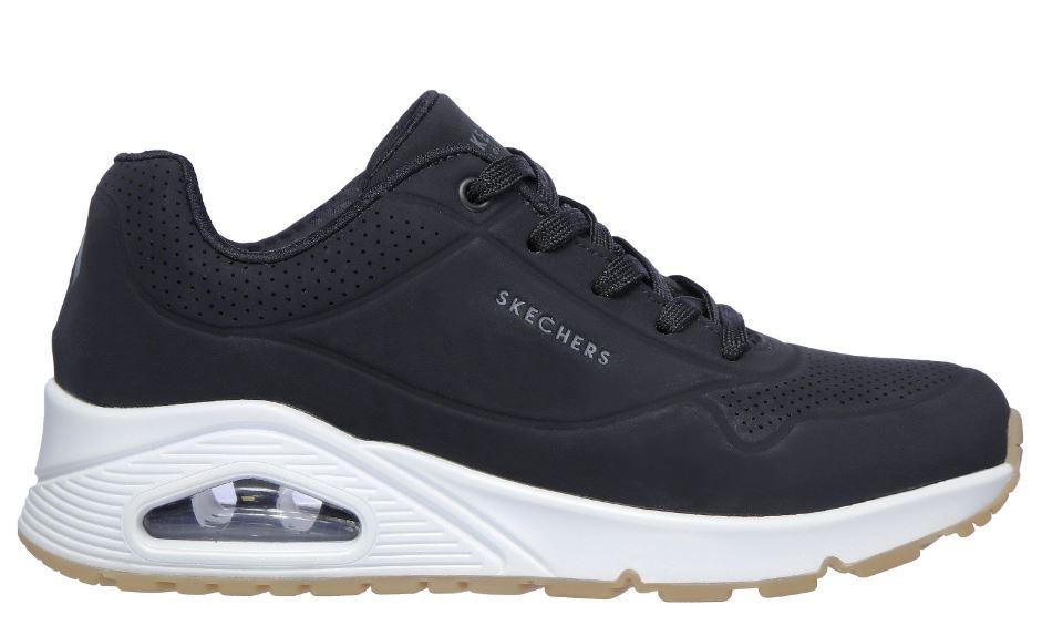 Zapatillas Skechers UNO-Stand On Air Mujer Negro