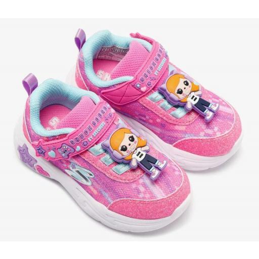 Zapatillas Skechers Snuggle Sneaks-Skech Squad Bebé Rosa [2]