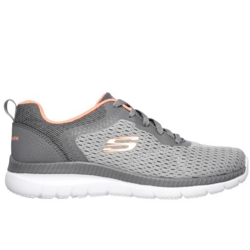 Zapatillas Skechers Bountiful Quick Path Gris/Coral