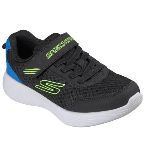 Zapatillas Skechers Go Run 400 v2 Velcro Negro/Azul [1]