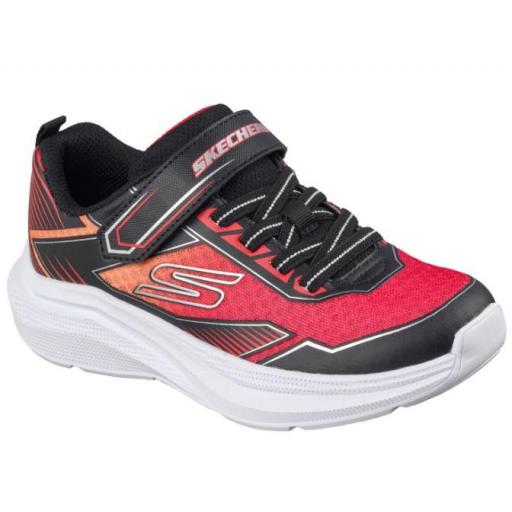 Zapatillas Skechers Microspec Velocity Velcro Rojo/Negro [1]