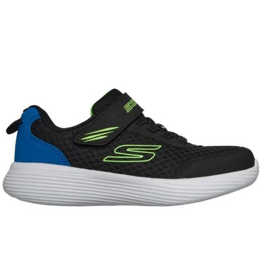 Zapatillas Skechers Go Run 400 v2 Velcro Negro/Azul [0]