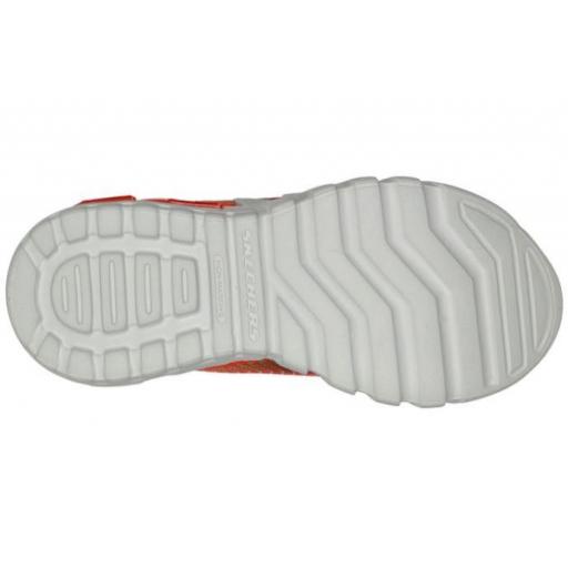 Zapatillas Skechers Flex Glow-Elite Luces Velcro Rojo/Negro [3]