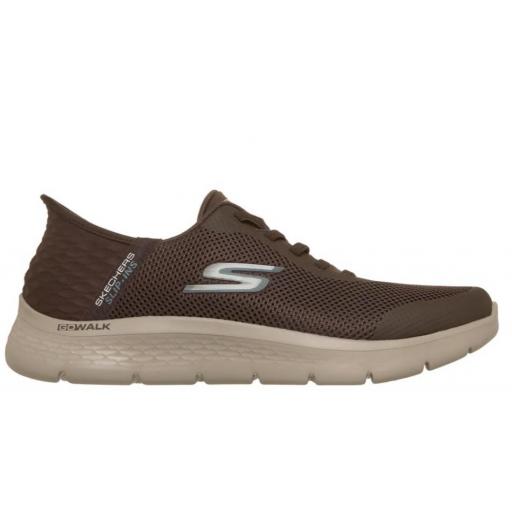 Zapatillas Skechers Slip Ins Go Walk Flex Marron