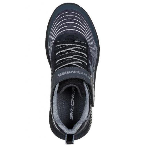 Zapatillas Skechers Microspec Advance Niños Negro/Plata [1]