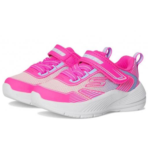 Zapatillas Skechers Microspec Advance Niña Pequeña Rosa [1]