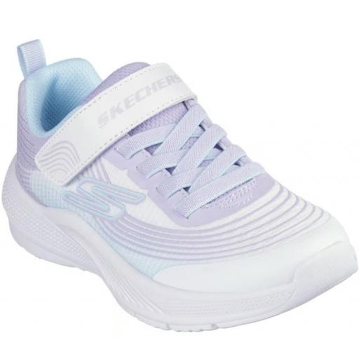 Zapatillas Skechers Microspec Advance Velcro Lila/Azul [1]
