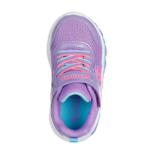 Zapatillas Skechers Play Scene Fun Squad Velcro Morada [2]