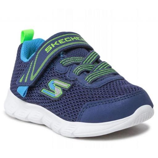 Zapatillas Skechers Comfy Flex-Mini Trainer Velcro Azul [1]