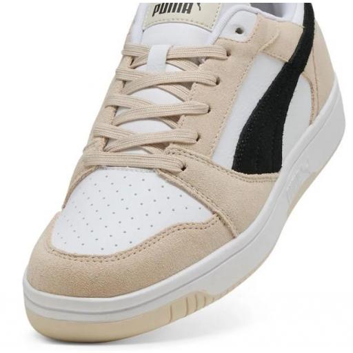Zapatillas Puma Rebound v6 Low SD Blanco/Beige [2]